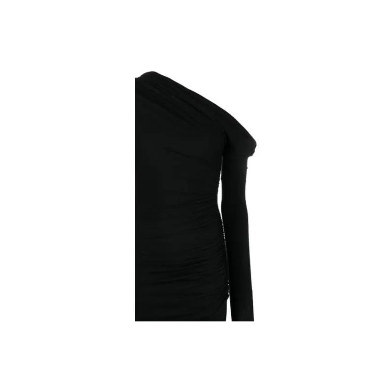 Elisabetta Franchi Long-Sleeved Dresses Women's Black-5