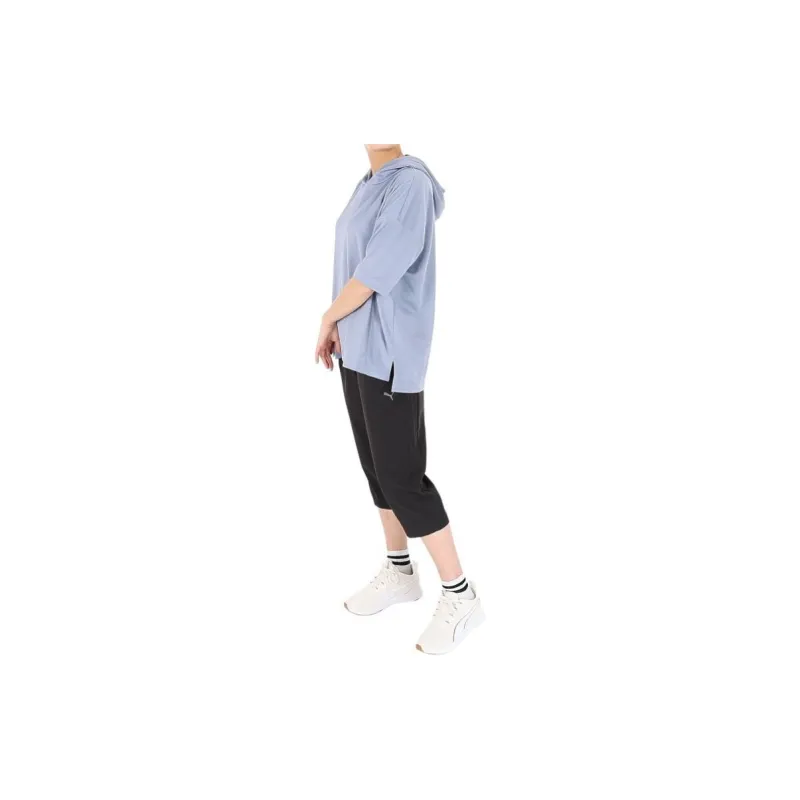 PUMA T-Shirts Women's Gray Blue-7