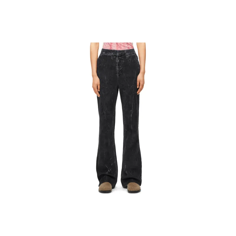 LOEWE Bootleg Jeans In Denim Coffee Bean-6