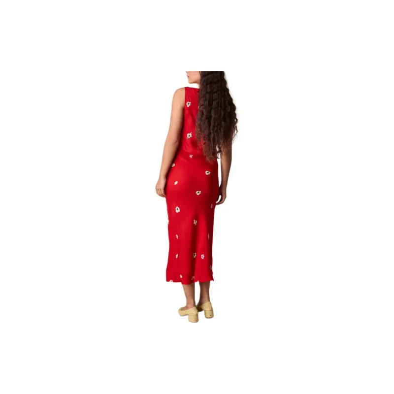 Rouje RAHLIA DRESS Sleeveless Dress Women's Red Peony Pink-2