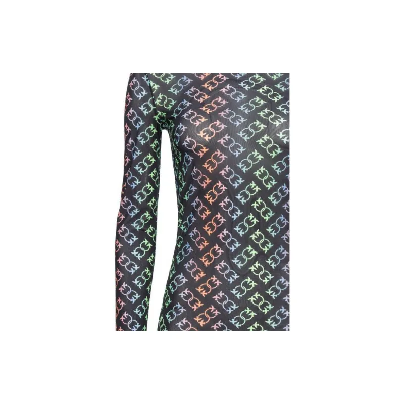 PINKO Graphic Print Long Sleeve Top-2