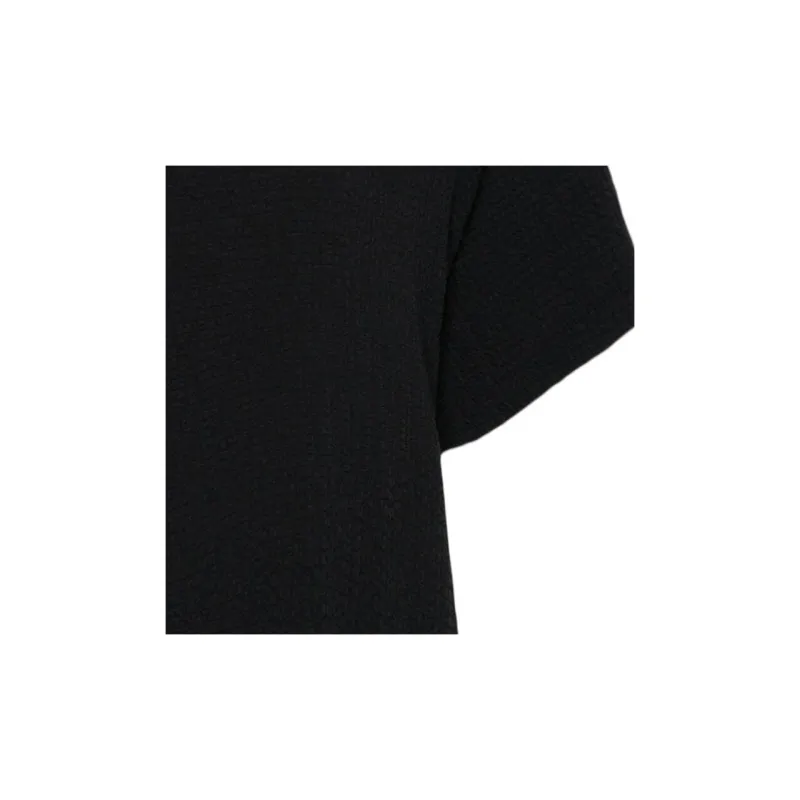 BIMBA Y LOLA Frayed Seersucker Blouse-2
