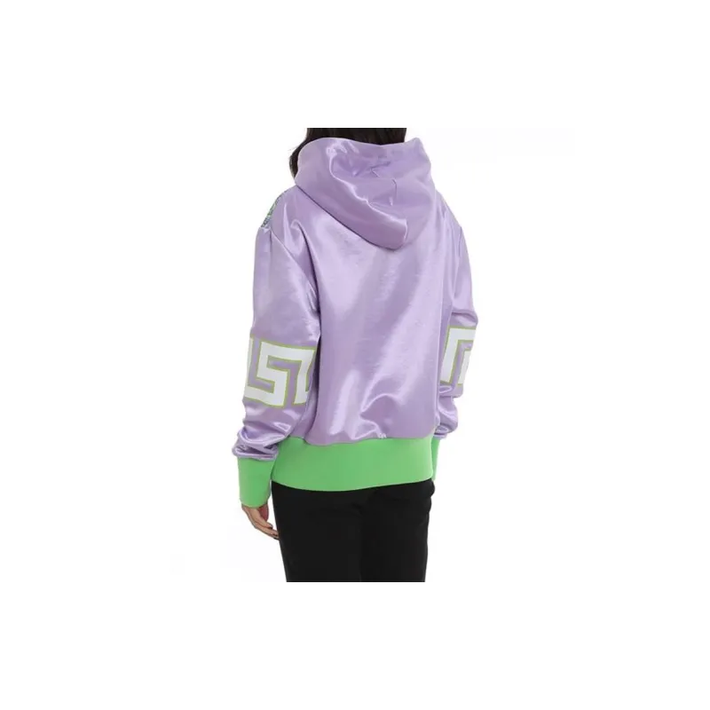 VERSACE Barocco Mosaic Sweatshirt 'Lilac/Green Water'-5