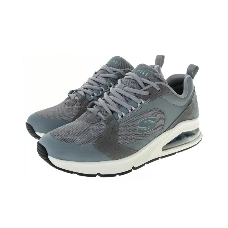Skechers Anti Slip Wear Resistant Low Top Abrasion Resistant Sports Men's Gray-2