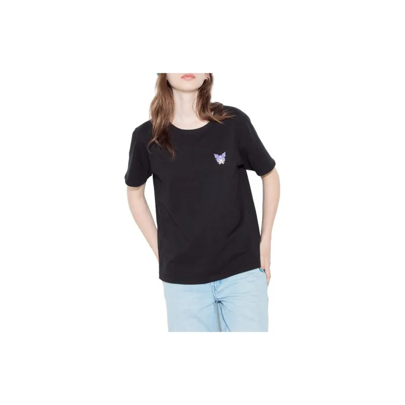 UNIQLO x Sanrio Regular T Shirt Women's Black-3