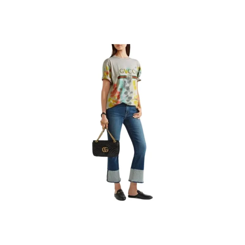 GUCCI SS22 T Shirt Women's Gray-1