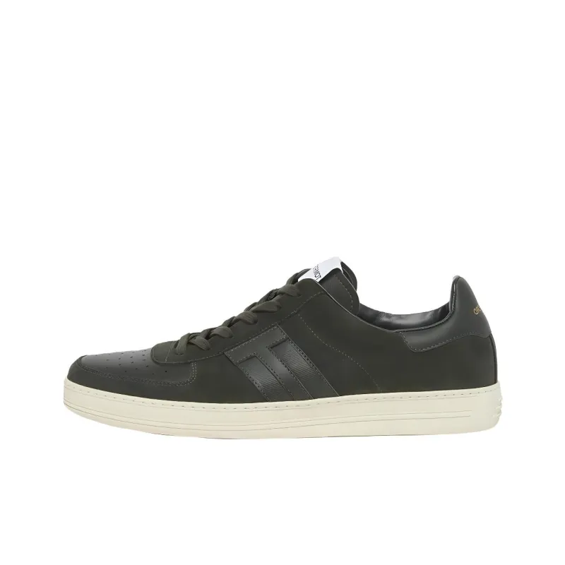 TOM FORD Radcliffe Low Top Skateboard Shoes Men Green-0