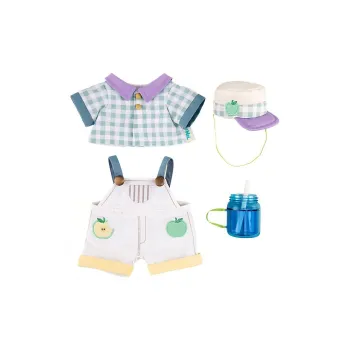 Disney Tokyo Disney 'Olu Mel Plaid Overalls Set Doll Merch