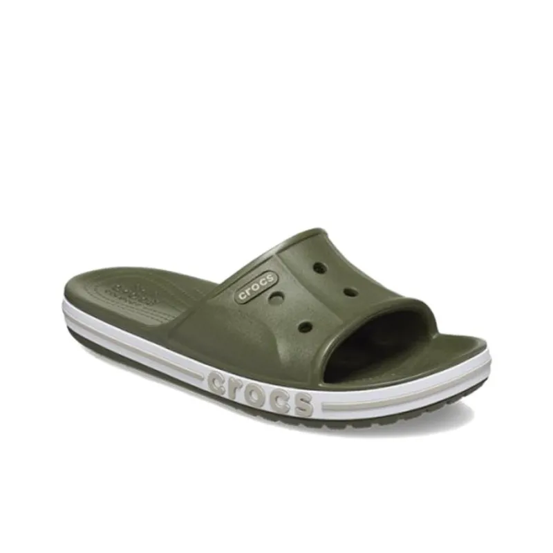 Crocs Slide Slippers Unisex Army Green-2