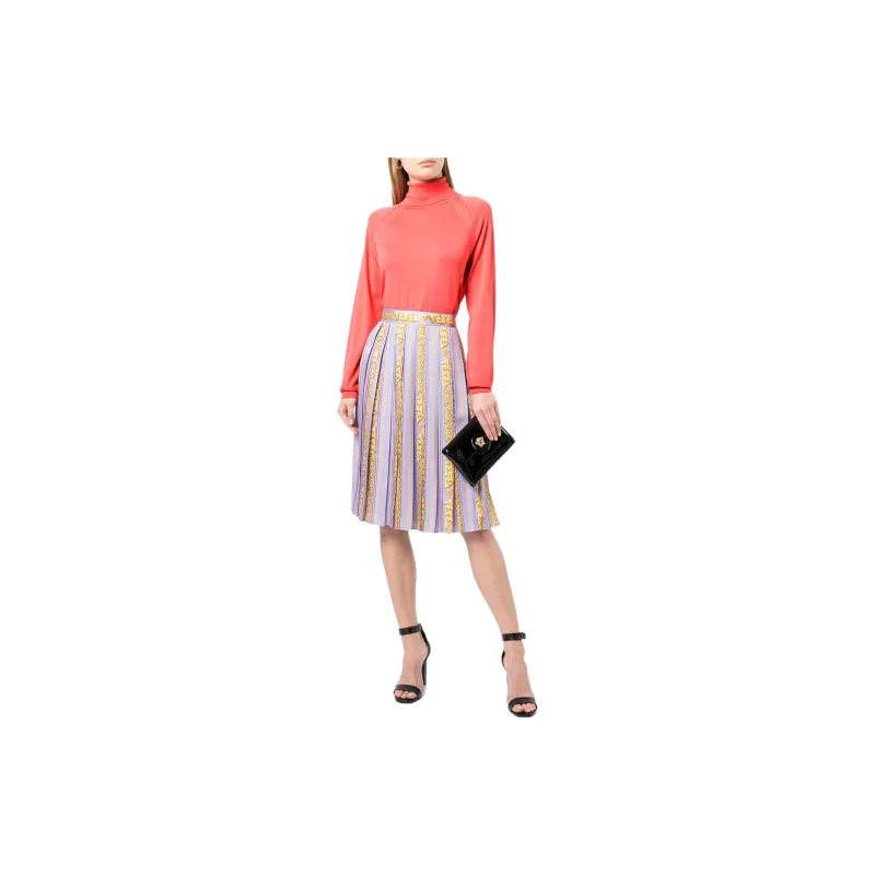 VERSACE Cashmere Sweaters Women's Orange-1