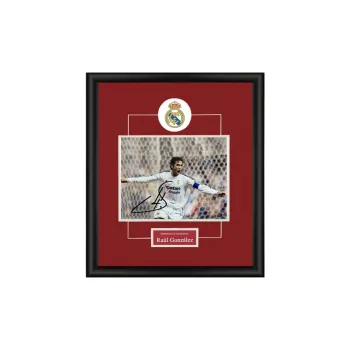 Three For Real Madrid Soccer Club Photo Included SA Certificate Framed