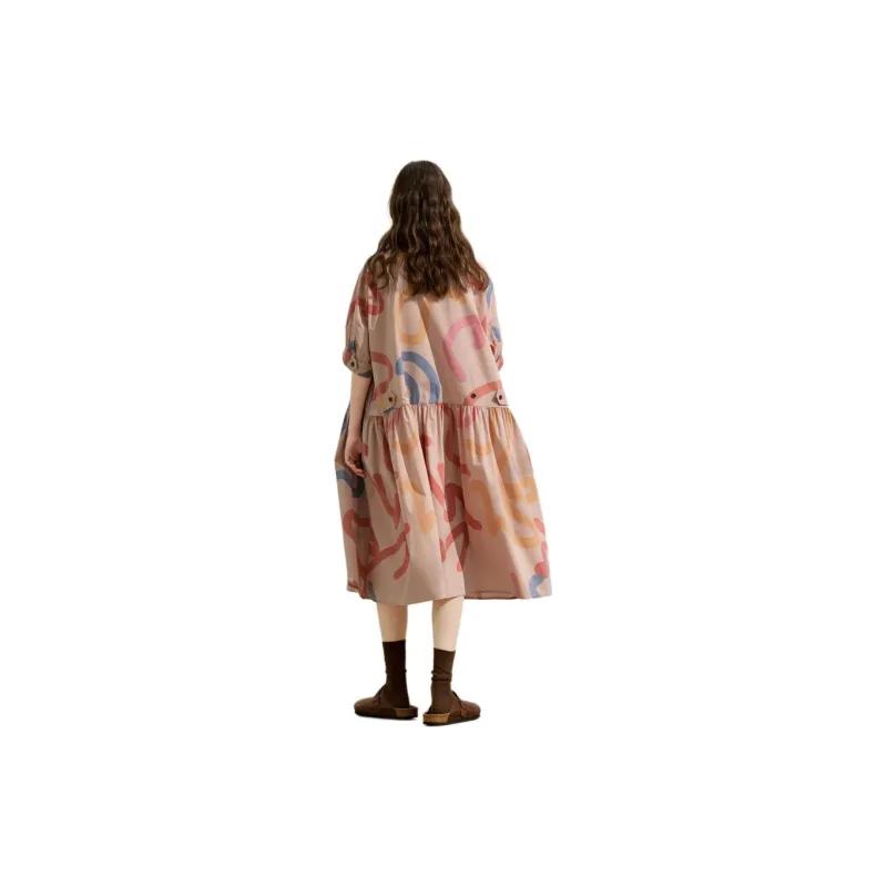 Half Circle Ss2024 Short-Sleeved Dresses Women's-2