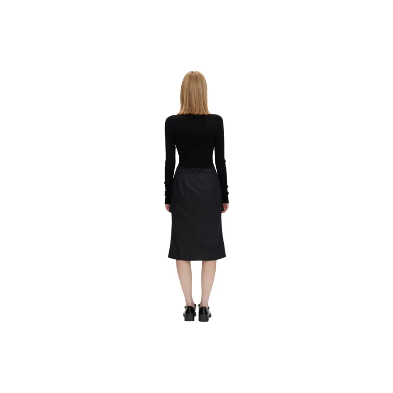 The Last Redemption 23AW Cargo Skirt Women's Black-2