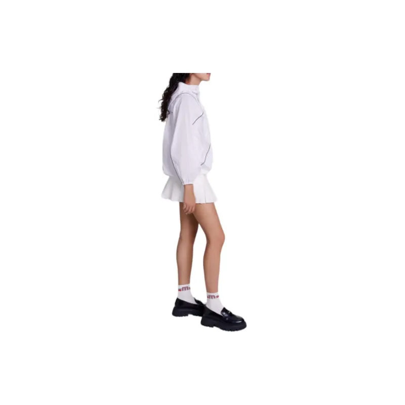 Maje Hooded Windbreaker-3