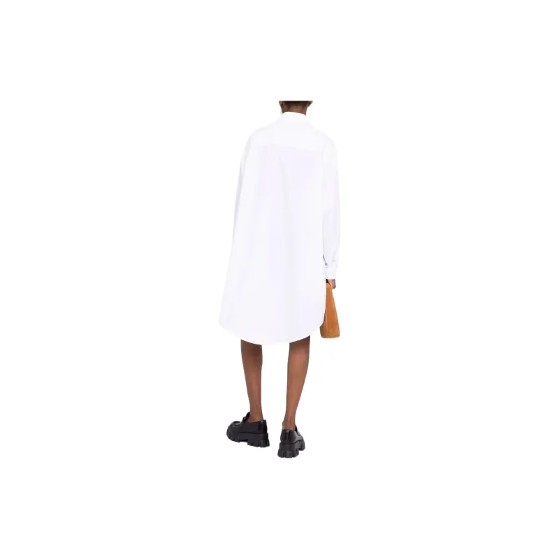 MM6 Maison Margiela Long-Sleeved Dresses Women's White-2
