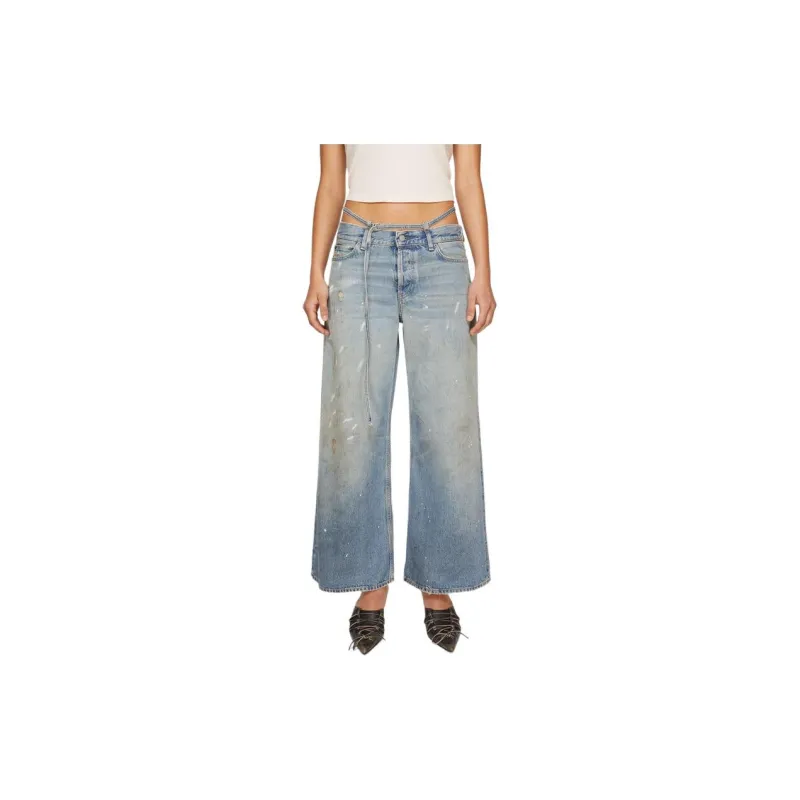 Acne Studios Regular-Fit Wide-Leg Jeans-1