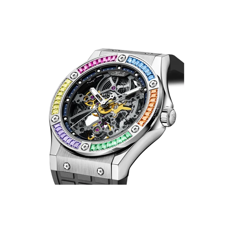 HaofaTourbillon 1913S Automatic Mechanical Movement Watch Men's Watches Cut-Out Dial-1