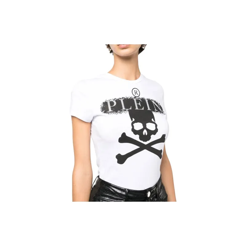 PHILIPP PLEIN Skull print Short sleeve T shirt-4