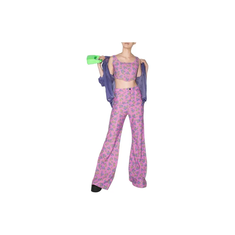 NATASHA ZINKO Floral Print Corset Top-1