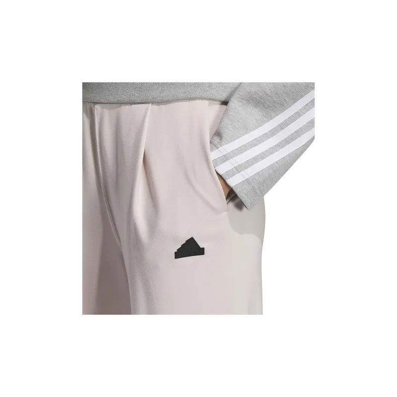 Adidas Knitted Sports Pants Women's Light Pink-4