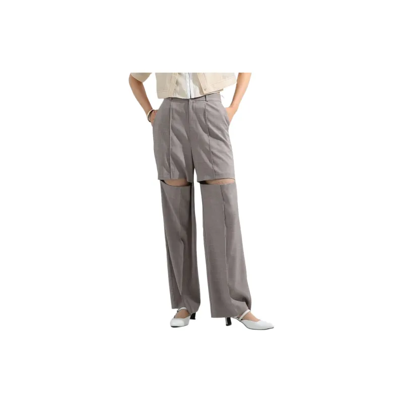 Beams Casual Pants Women's Dark Brown-4