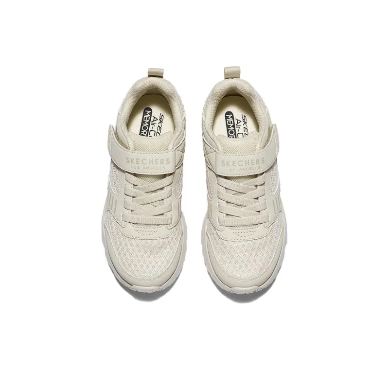 Skechers Versatile Comfortable Anti Slip Wear Resistant Low Top Kids Lifestyle Shoes Beige Kids'-2