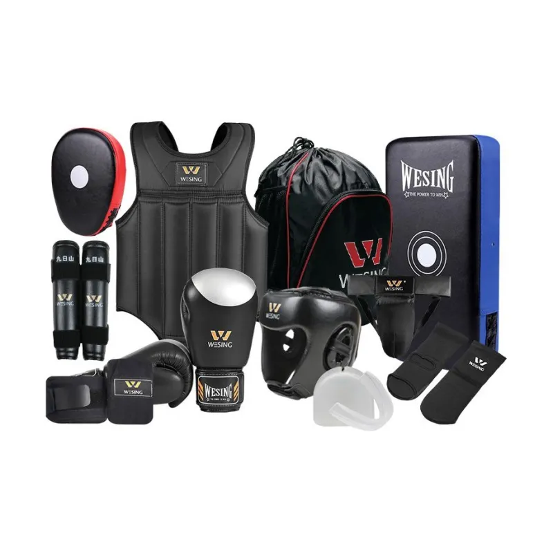 WESING Boxing Protective Gears Leather Unisex-17
