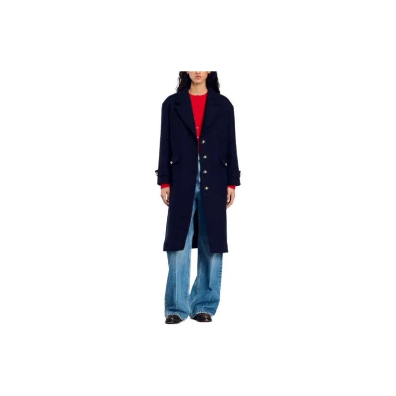 Sandro Single breasted Coat-1
