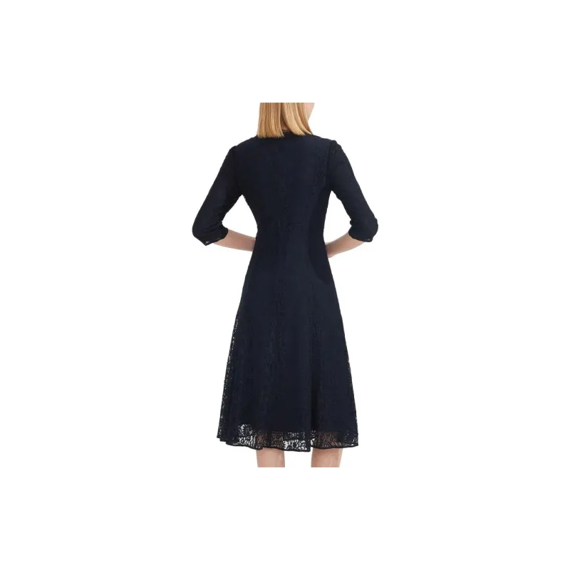 JZ. ANNAKRO Short Sleeved Dresses Women's Dark Blue-4