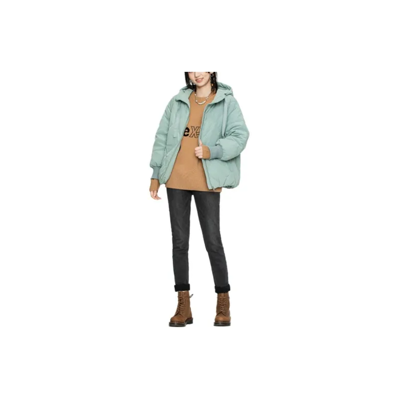 Lee Xline Down Jacket Women's Silver Gray Blue-4