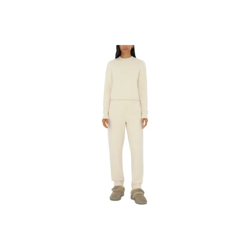 Burberry FW24 Casual Pants Women's White-1