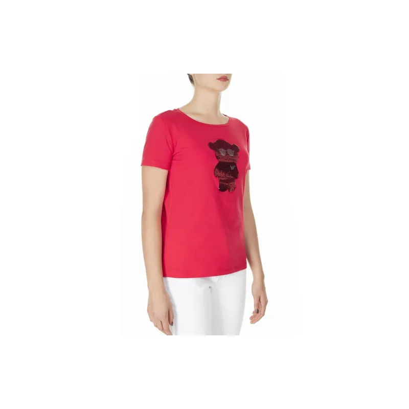 EMPORIO ARMANI T Shirts Women's Red-3