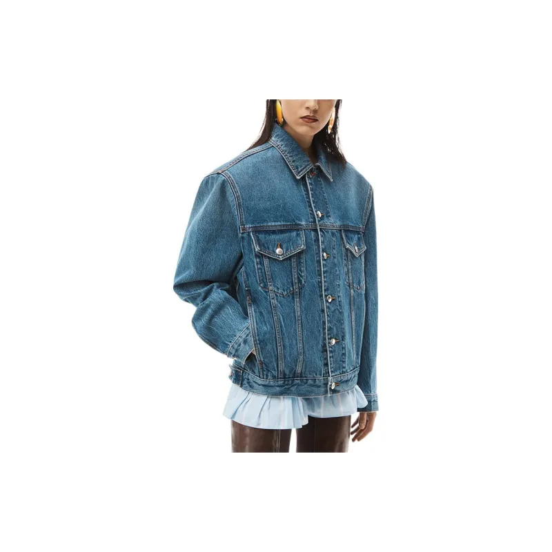 Alexander Wang Denim Jackets Women's Blue-2