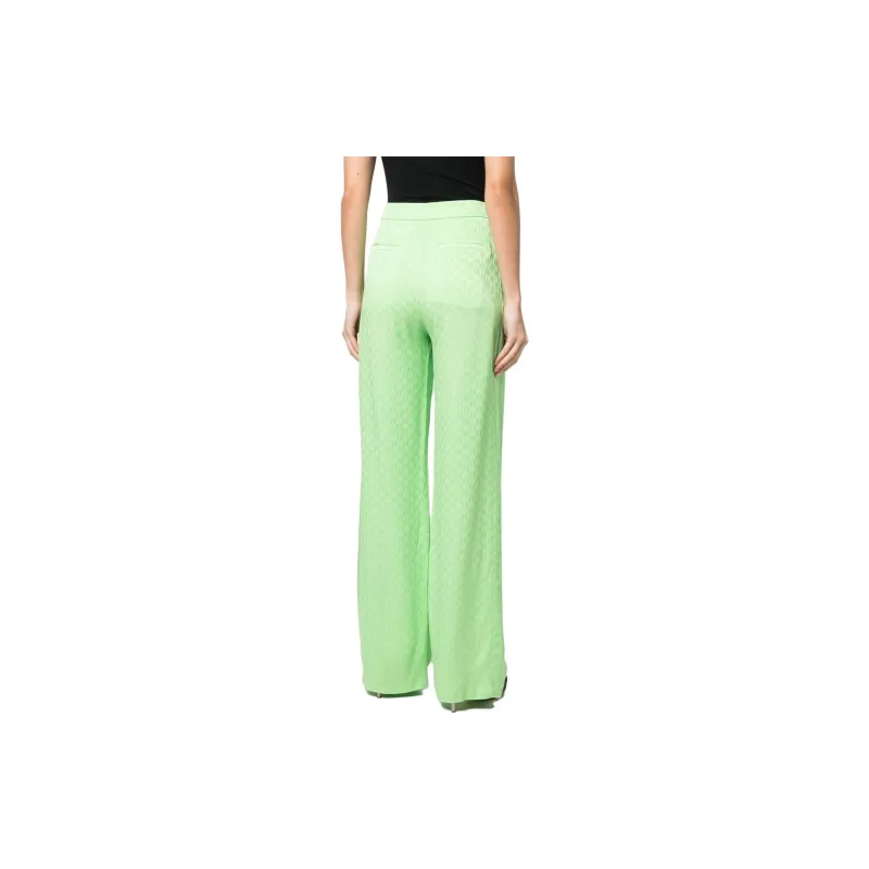 Karl Lagerfeld Monogram jacquard Wide leg Trousers-1