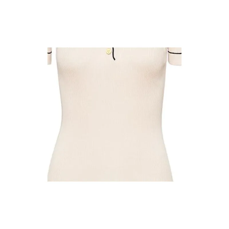 PRADA Ribbed-knit Silk T-shirt-3