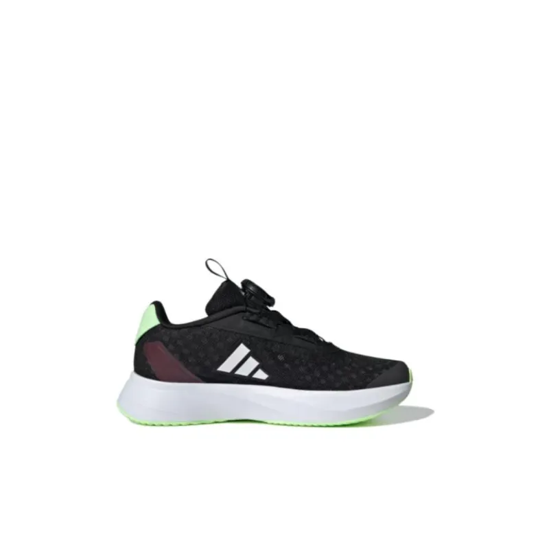 adidas Duramo SL BOA K 'Black White Green Spark'-1