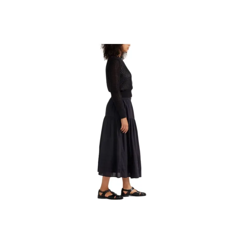 Levi’s Casual Long Skirts Women's Black-4