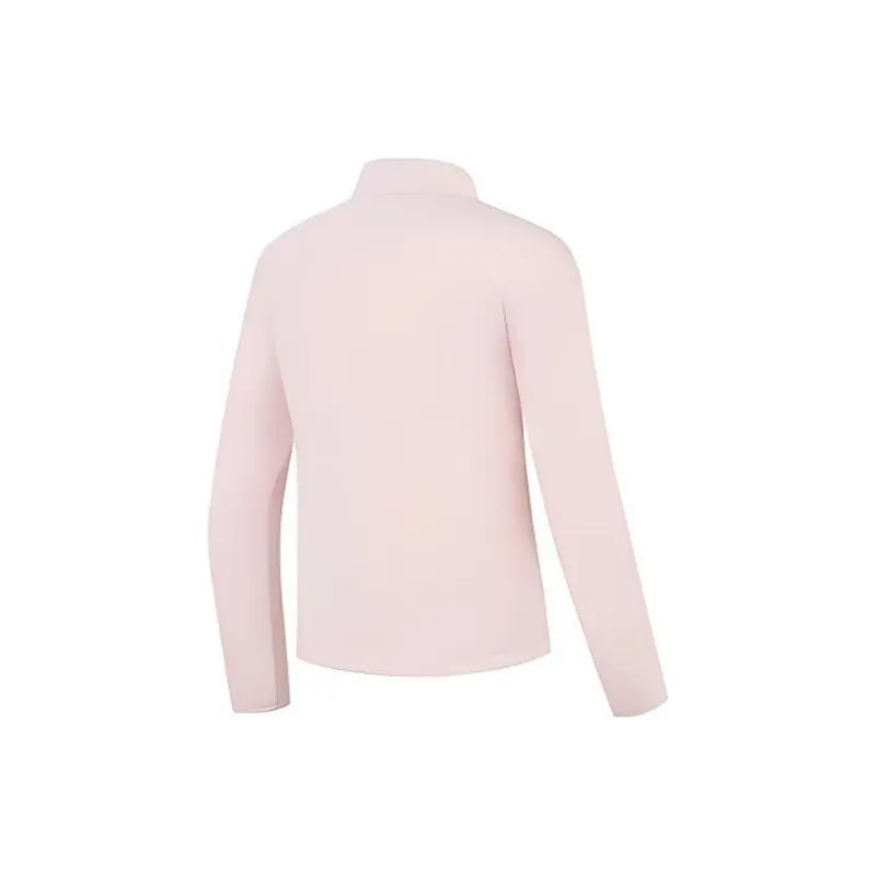 QIAODAN Variety Training Collection Knitwear Women's White Peach Pink-1