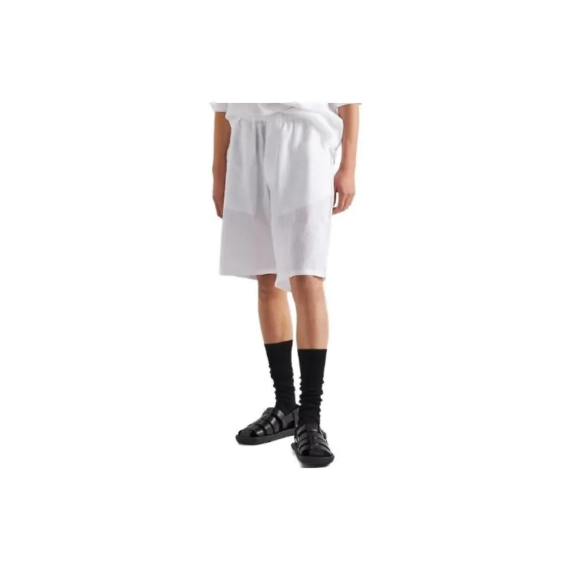 PRADA Casual Shorts Men White-4