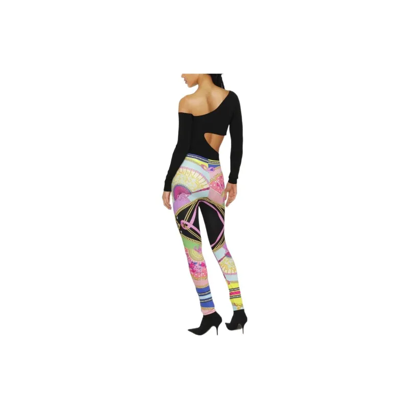 VERSACE Leggings Women's Multicolor-2