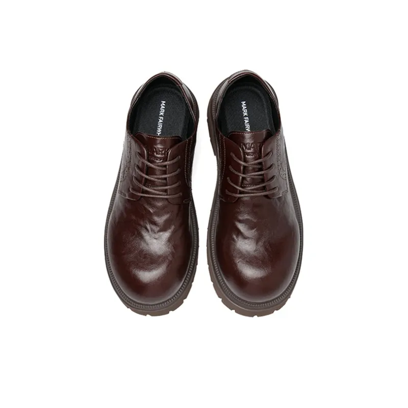 FAIRWHALE Men's Casual Leather Shoes Men's-10