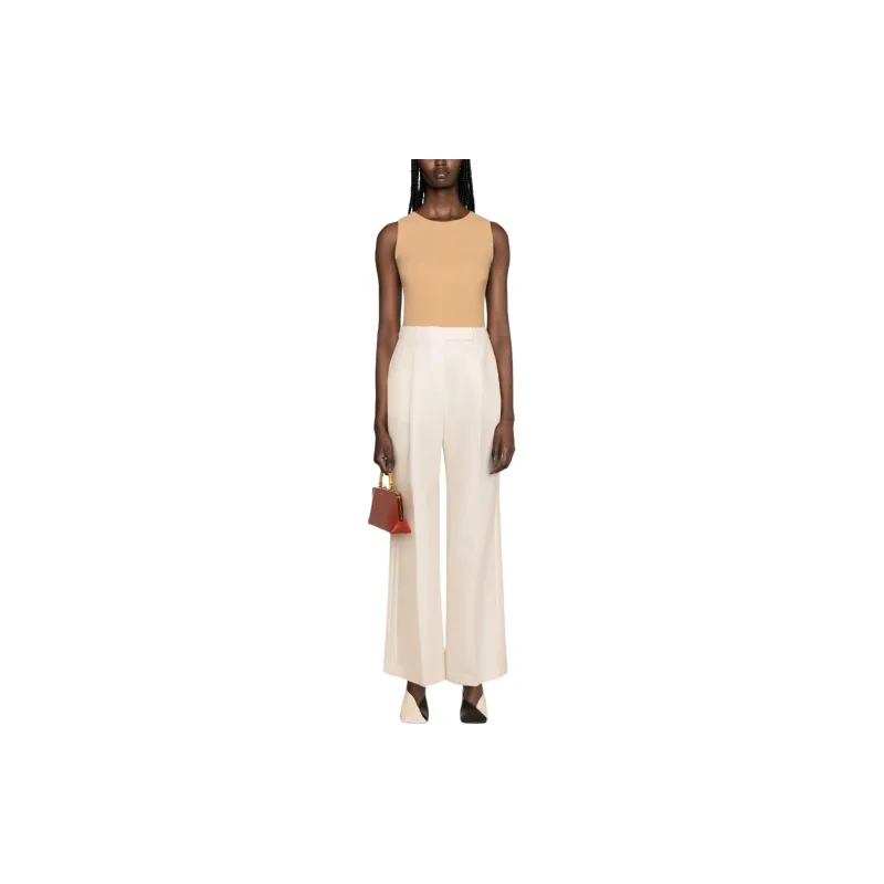 JIL SANDER Round neck Sleeveless Bodysuit-2