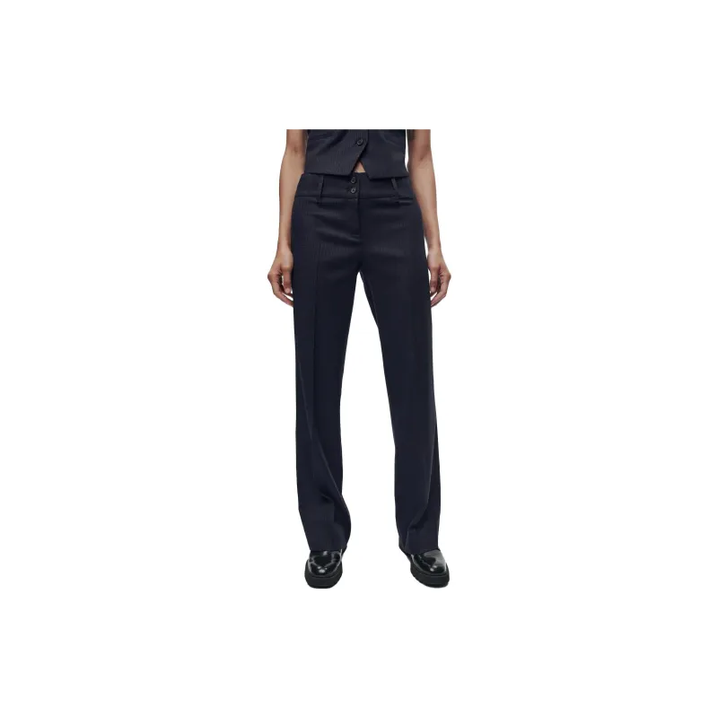 ZARA Suit Trousers Women's Blue-2