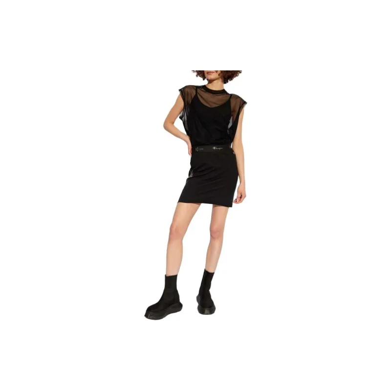 RICK OWENS Logo embroidered Mesh Top-1