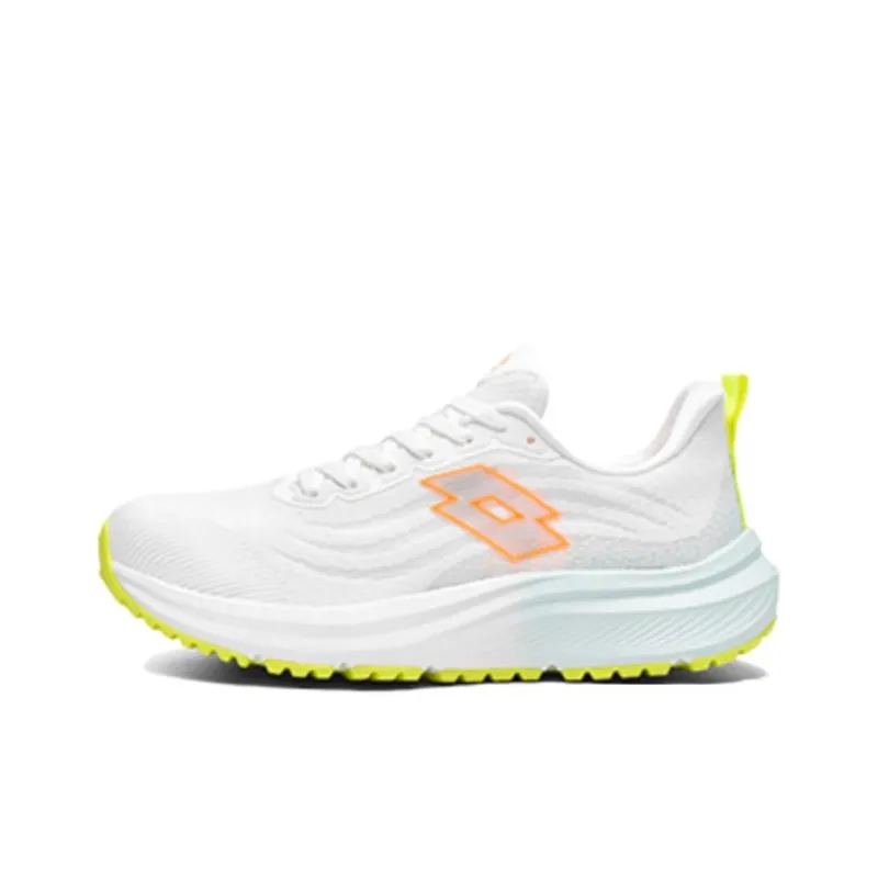 LOTTO Flying Anti Slip Wear Resistant Low Top Running Shoes Women's White Green-0