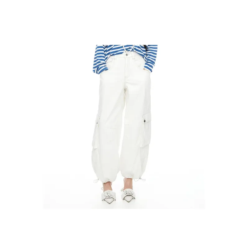 D'zzit Jeans Women's White-5