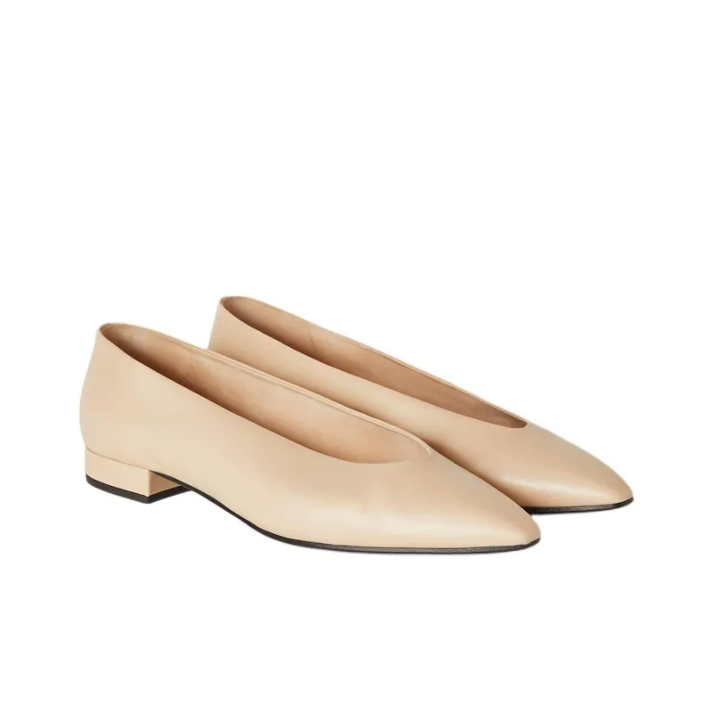 Loro Piana Rebecca Pointed Toe Ballerina Shoes Women's-2