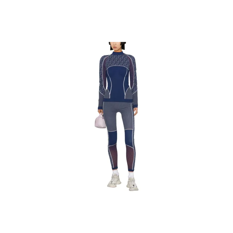 FENDI FW22 Workout Pants Women's Multicolor-2