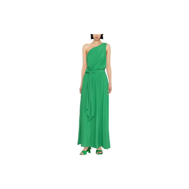 PINKO SS23 Sleeveless Dress Women's Green-1