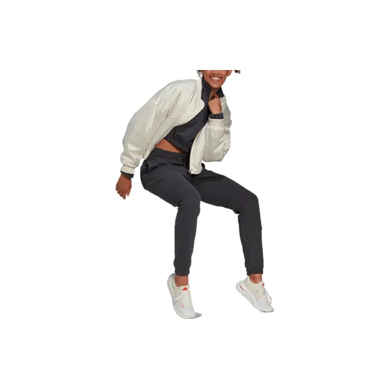 Adidas Knitted Sweatpants Women's Gray-1